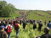 'Five-finger' blockade tactics for G-8 summit at Heiligendam, Germany, 2007.