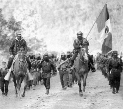 Subcommandante Marcos with the EZLN