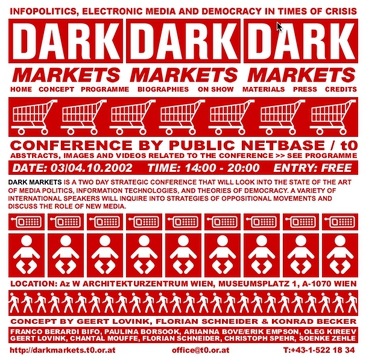 Dark Markets - Infopolitics, Electronic Media, and DEmocracy in Times of Crisis